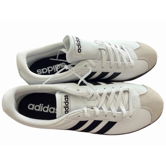 Adidas VL Court Base Cloud White Core Black Grey ID3711 Men\'s Size 9 NWOB main image 7
